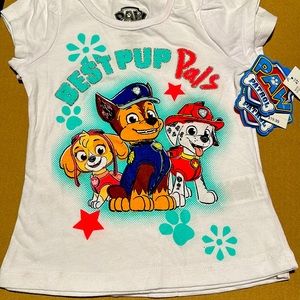 Paw Patrol 4T Girls Tee